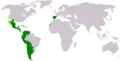 Countries where Spanish is the official language